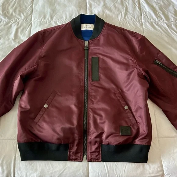 Men's Coach Bomber Jacket - Picture 1 of 7